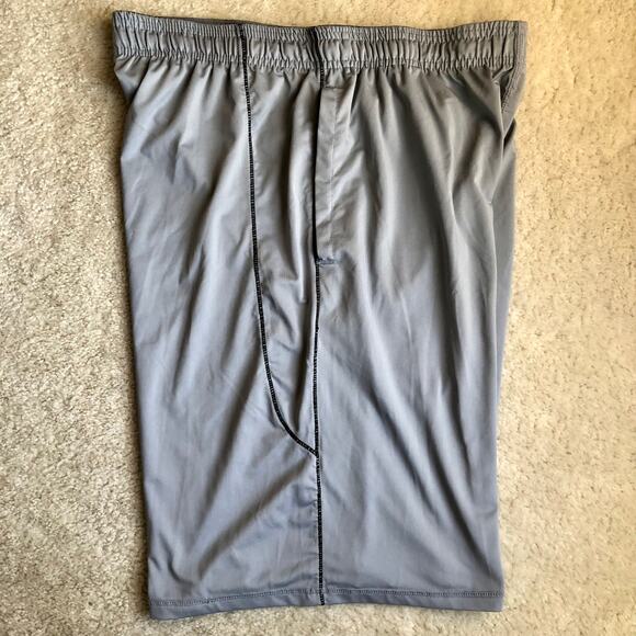 Devops Men's Gray Loose-Fit Workout Gym Shorts with Pockets - Large - Picture 1 of 8
